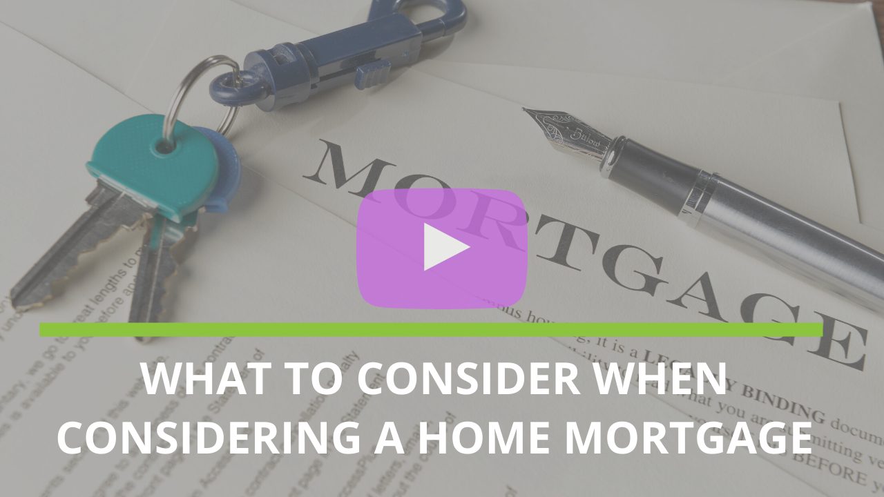 What to consider when considering a home mortgage? - Unique Financial Advisors - post